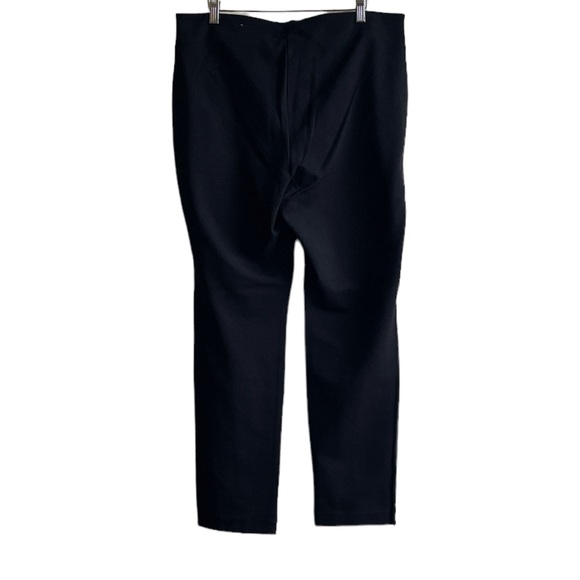 *NEW Chico’s The Abbey Pieced Pant Faux Leather black size 2 10 12 - Picture 5 of 12